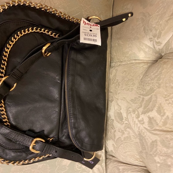 Sabina New York Black genuine Leather Crossbody/Messenger Bag NWT - Picture 12 of 16